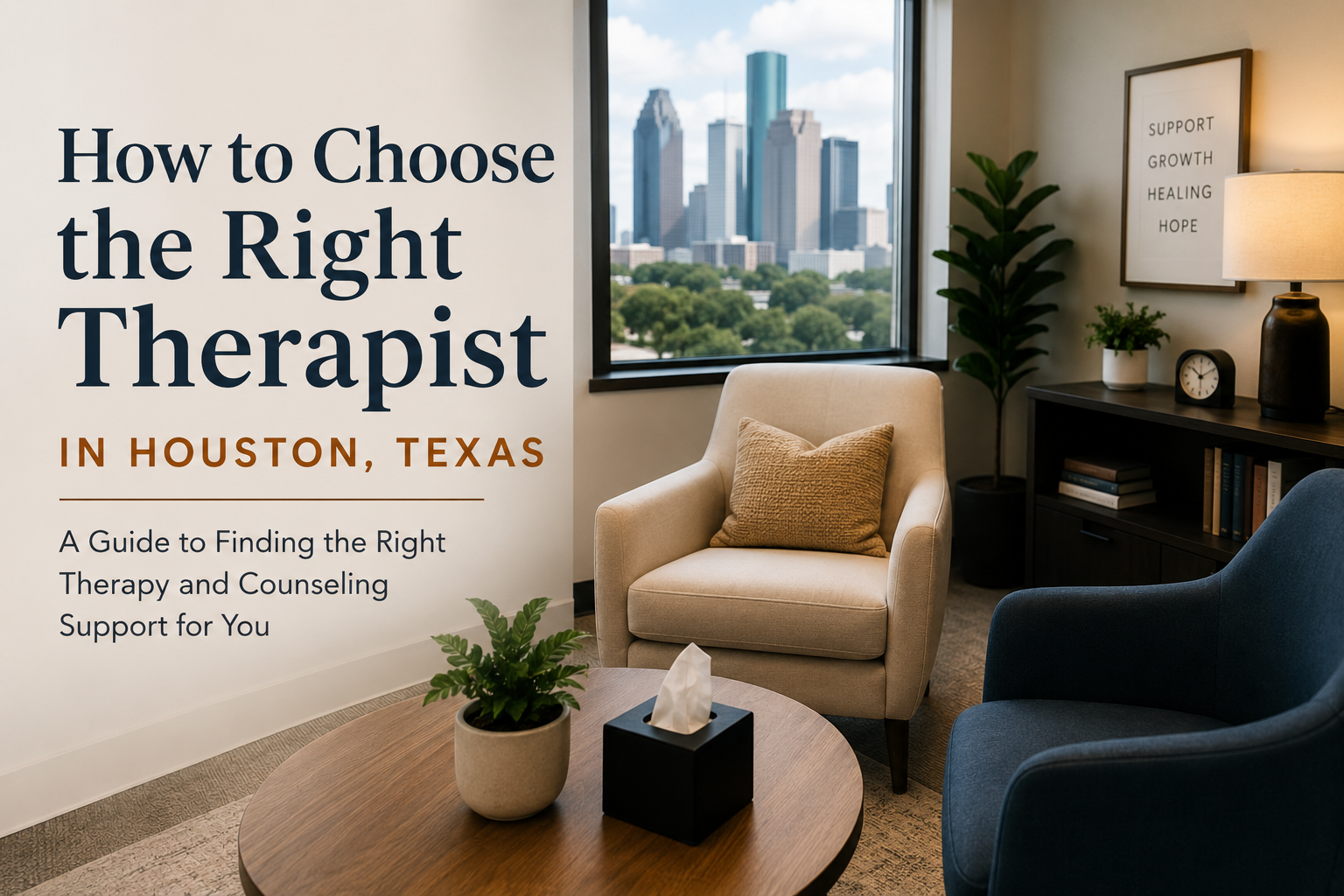 How to Choose the Right Therapist in Houston, Texas