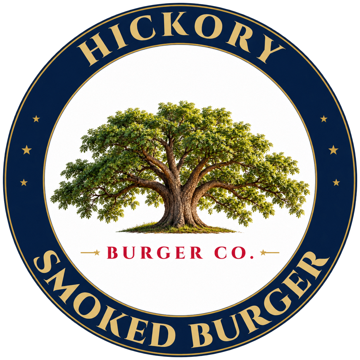 Hickory Smoked Burger logo